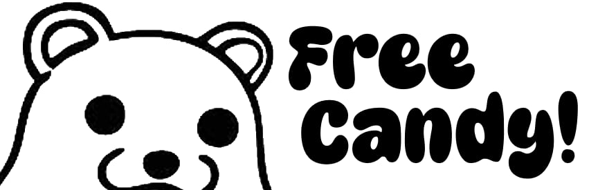 Free Candy Slap Sticker